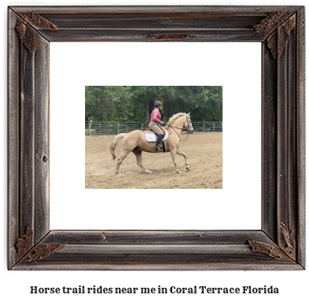 horse trail rides near me in Coral Terrace, Florida